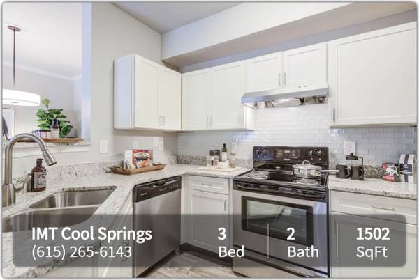 $2,625 / 3br - 1502ft2 - Ready to lease! 3 bed 2 bath home. Check us out! (Franklin - Cool Springs Mall)63680193917953121