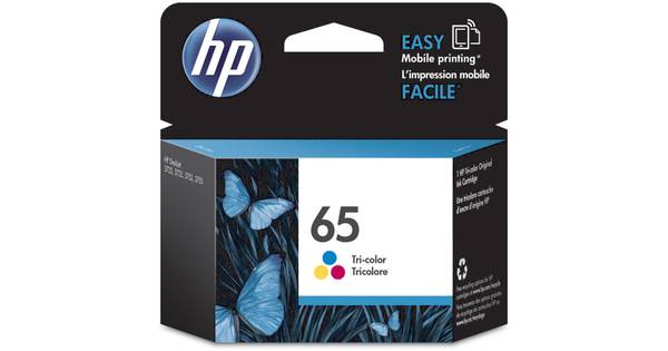 HP 65 Tri-Color Ink Cartridge NEW Unopened FREE 1