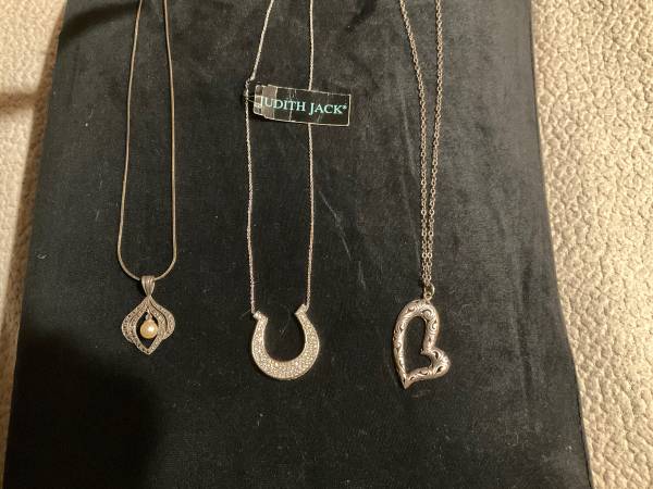 Judith Jack Sterling Silver Necklaces 1