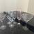 (4) Champagne glasses, (2) large martini glasses (1) pink glass 4 thumbnail