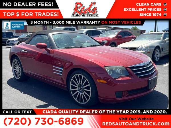 2007 Chrysler Crossfire  FOR - $14,999 (1451 Vista View Dr., Longmont, CO 80504)63619952114051120
