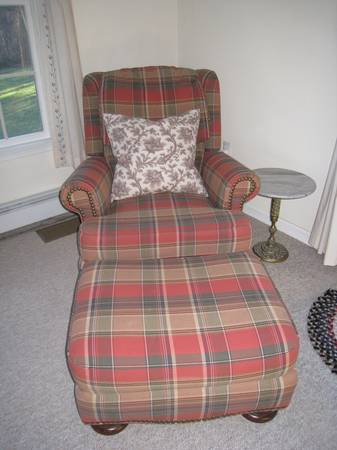 Drexel Heritage Tilt Back Recliner Chair w Ottoman Set, New $1,200!!!! 1