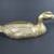 Large Brass Mid Century Duck Statue Natural Patina 15 1/2" Length 5 thumbnail