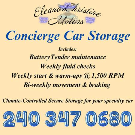 CLASSIC & SPECIALTY CAR STORAGE WITH SERVICE OFFERED 1
