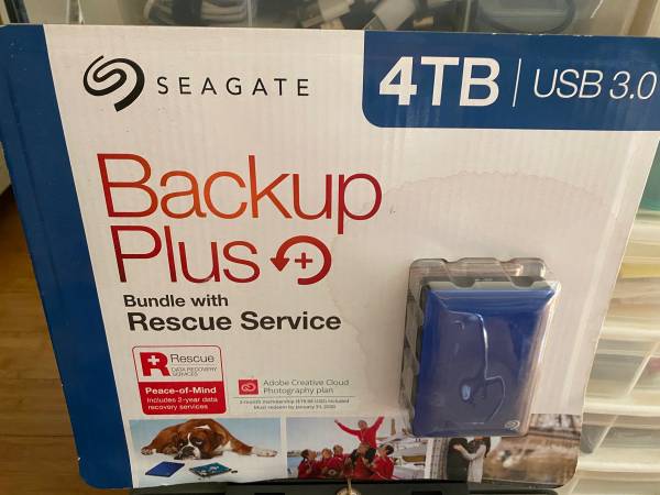 Seagate 4 TB Back Up Plus USB 3.0 External hard drive 1