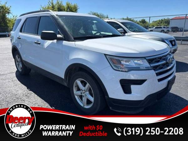Used 2018 Ford Explorer Base Oxford White 1