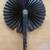 antique Victorian Mourning Fan 2 thumbnail