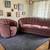 Late Victorian reupholstered sofa and chair set 1 thumbnail