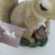 DWK Humorous Angry Squirrel Painted Resin Garden Statue, 10 Inches 2 thumbnail