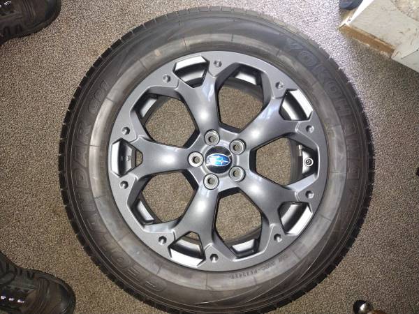 Subaru Crosstrek rims and tires 1