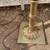 Vintage French brass finished glass top table and lamp 5 thumbnail
