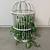 Decorative Shabby Chic White Birdcage Planter with Greenery 1 thumbnail