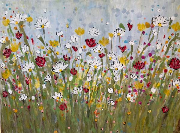 18 x 24 Flowers Canvas Wall Art 1