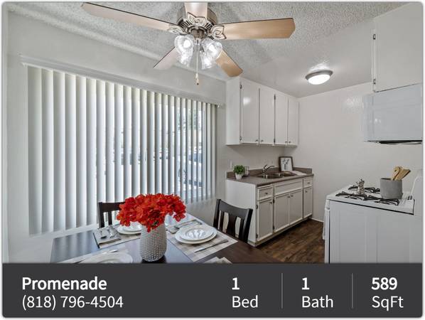 $1,775 / 1hab - 589ft2 - ¡Potencia tu vida: 1 hab, 1 baño y mucho espacio! (Van Nuys - Sherman Oaks Adyacente)63829376403457121