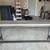 Bar Height Couch Table with Leather Swivel Bar Stools 1 thumbnail