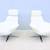 Modern Pearson Lloyd for Coalesse Bob White Swivel Lounge Chair 5 thumbnail