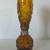 Vintage Amber Stained Glass Oil Lamp 3 thumbnail