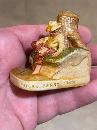 Vintage 1948 Sebastian Miniatures “Huckleberry Finn”small Figurine 1