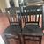 Black dining set ,  table and 4 solid chairs 4 thumbnail