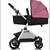 Evenflo Pivot Modular Travel System with LiteMax Infant Car Seat (Dusty Rose Pin 6 thumbnail