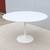 Mid-Century Eero Saarinen for Knoll 47" Round White Tulip Dining Table 6 thumbnail