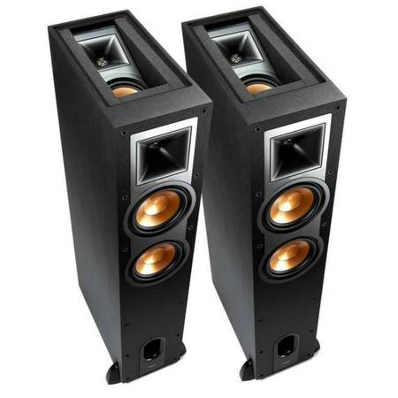 Klipsch R-26FA Tower Floorstanding ATMOS Speakers 1