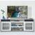 MODERN TV CONSOLE W/BLUETOOTH SPK'RS FIREPLACE - ALLNEW 2 thumbnail