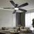 NEW Black 52 inch Low Profile Ceiling Fan with Light and Remote Contro 6 thumbnail