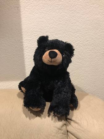 598835991203 ~ WARMIES ~ Black Bear Warm & Cozy Plush RELAX 1