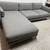 (+Delivery Opt.) Gorgeous CB2 L-Shaped Gray MCM Sectional! 6 thumbnail