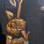 Pair Antique Handpainted ORIENTAL Copper Art 10 thumbnail
