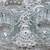 Hexagonal Six-Point Star Crystal Snowflake Tea Light-Votive Candle Holders-Set o 2 thumbnail