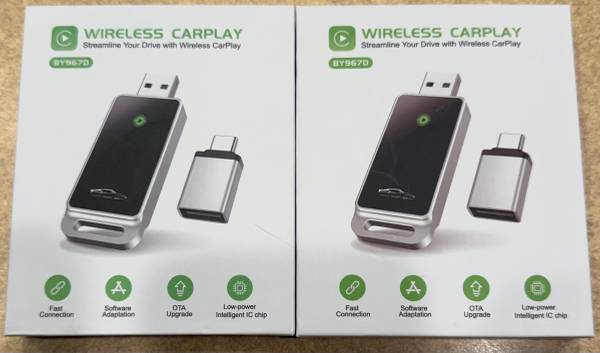 Wireless CarPlay adapters 1