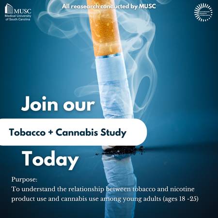 MUSC Nicotine & Cannabis Research Study (Ages 18-25) 1