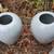 set (3) 8" Ceramic Celidon Grey Stoneware VASE vases 11 thumbnail