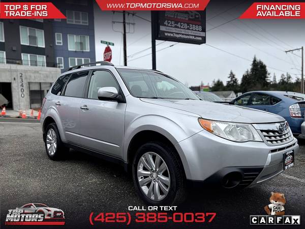 $90/mo - 2011 Subaru Forester 25X Premium AWDWagon 4A - $6,699 (23410 Highway 99, WA 98026)63442231464195122