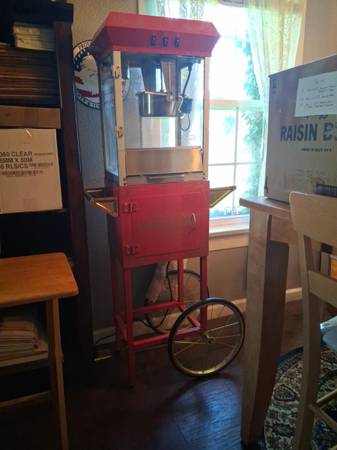 Complete Popcorn Machine Package Elite Cuisine by Maxi-Matic EPM-200 1