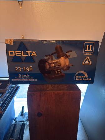 DELTA 23-196 6” Variable Speed Bench Grinder – 2.5 Amp 1