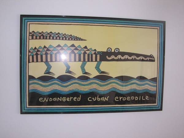 LARGE  FRAMED PICTURE 1