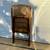 Vintage Tortoise Shell Style Burnt Bamboo Folding Chair 3 thumbnail
