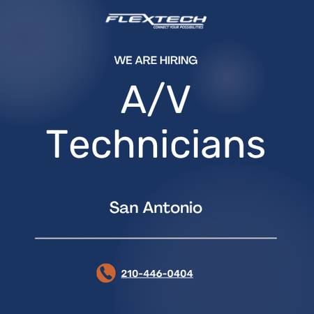 A/V Technicians - Full-Time Work 1