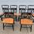 Set of Six Vintage Hitchcock Style Chairs by Bent Bros 4 thumbnail