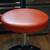 Adjustable Height Shop Stool w/ Casters & Red Padded Seat 4 thumbnail