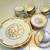 BONE CHINA • 10 Dinner Plates • 10 Cups & Saucers DINNERWARE Dish Set 10 thumbnail
