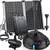 Antfraer 70W Solar Pond Filter with Water Pump, Solar Fountain Pump 1 thumbnail
