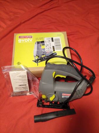 Craftsman jigsaw with blades, used one time 1