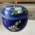 Vintage Cloisonné enamel apple trinket box 6 thumbnail