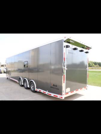 2022 intech 44 ft enclosed race car trailer rv living quarters lq 1