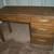 SOLID "RANCH OAK A. BRANDT CO." RUSTIC 4-DRAWER WOOD DESK 2 thumbnail