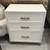 Two Pottery barn Blaire 3-Drawer Storage Cabinet (25") white and gold 1 thumbnail